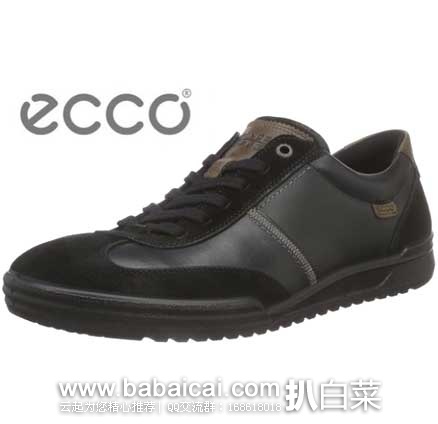 英国亚马逊:2016年新款 ECCO 爱步 Fraser 男士真皮休闲鞋 原价£120,现£50,直邮退税实付£41.67,直邮到手¥497,国内¥1799+