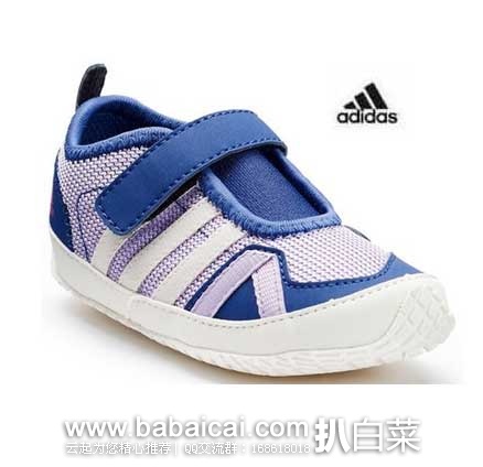 6PM：Adidas 阿迪达斯 幼童款 魔术贴运动鞋 原价$35，现特价$20.99，到手约￥189