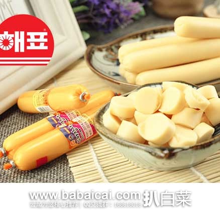 聚划算：韩国海牌 小力士奶酪鳕鱼肠（独立包装） 20g*15 根  现团购价￥28包邮