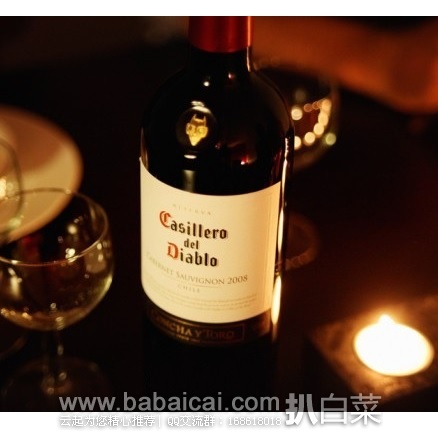 天猫商城：智利干露酒厂 红魔鬼 卡本妮苏维翁红葡萄酒 750ml*6 限时特价￥289包邮，一瓶仅￥48