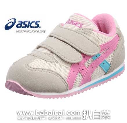 日本亚马逊：ASICS 亚瑟士 儿童 魔术贴休闲鞋  现历史低价2916日元（约￥189元）