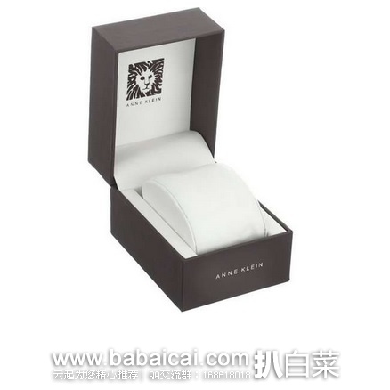 Anne Klein 安妮 克莱因 女士时尚玫瑰金 施华洛世奇水晶腕表 AK/1492MPRG 原价,现历史新低.48,到手约¥402 很漂亮!