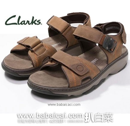 Clarks 其乐 Raffe Sun 男士 真皮户外凉鞋 英国亚马逊:Clarks 其乐 Raffe Sun 男士 真皮户外凉鞋 原价£70,现£35,直邮退税实付新低£29.17,直邮到手¥379,国内¥1019