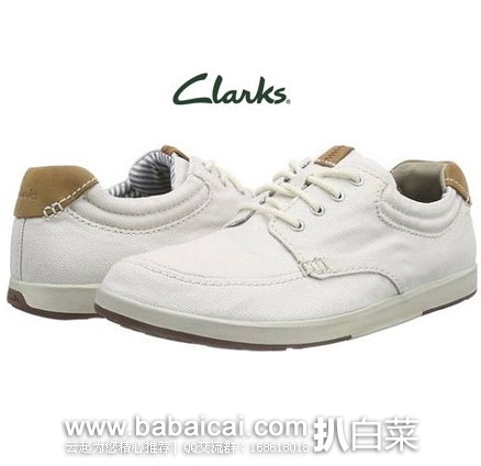 Clarks 其乐 Norwin Vibe 男士 帆布休闲鞋 英国亚马逊:Clarks 其乐 Norwin Vibe 男士 帆布休闲鞋 现降至£25, 直邮退税后£20.83