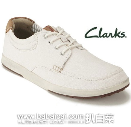 Clarks 其乐 Norwin Vibe 男士 帆布休闲鞋 英国亚马逊:Clarks 其乐 Norwin Vibe 男士 帆布休闲鞋 现降至£25, 直邮退税后£20.83