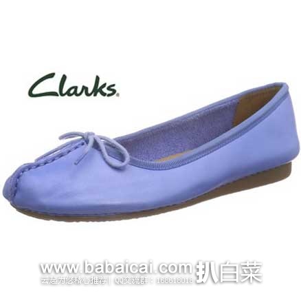 法国亚马逊：Clarks 其乐 女士 真皮拼接式休闲鞋 （原价€90，现售价降至€26.99），直邮退税后实付€22.49，还可叠加9折码