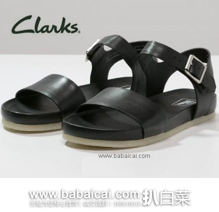Clarks 其乐 Originals经典系列 女士 真皮平底凉鞋