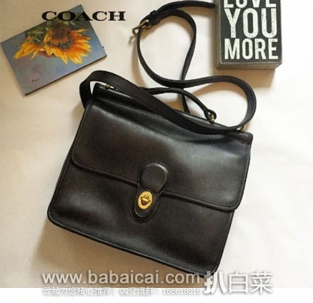 6PM：COACH 蔻驰 Willis Bag 女士 真皮英伦风 剑桥包  原价8，现特价9.99