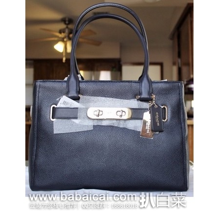 COACH 蔻驰 女士 真皮手提包 6PM:COACH 蔻驰 女士 真皮手提包 原价5,现降至9.99