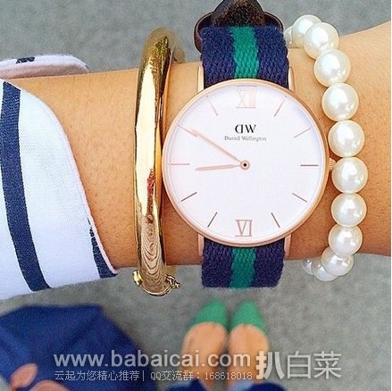 英国亚马逊:Daniel Wellington 丹尼尔惠灵顿 0105DW Classic系列经典款 男士腕表 原价£149,现£63.72, 直邮退税实付£53.1,直邮含税到手新低¥559