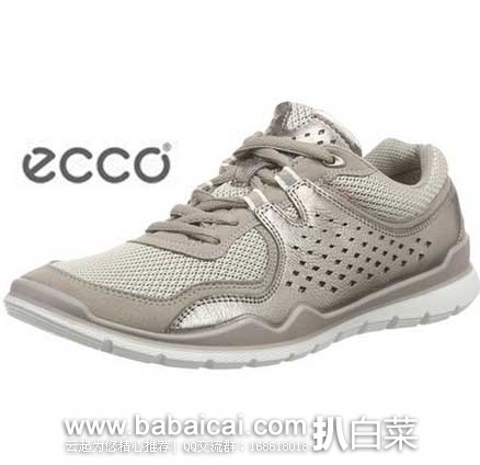 英国亚马逊：ECCO 爱步 林克系列 女士 系带运动休闲鞋 （原价£90，现售价£40.03），直邮退税后实付£33.36