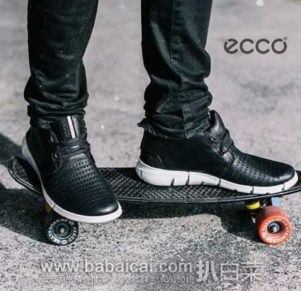 亚马逊海外购：ECCO 爱步 盈速 男士运动高帮鞋 降至￥532.98