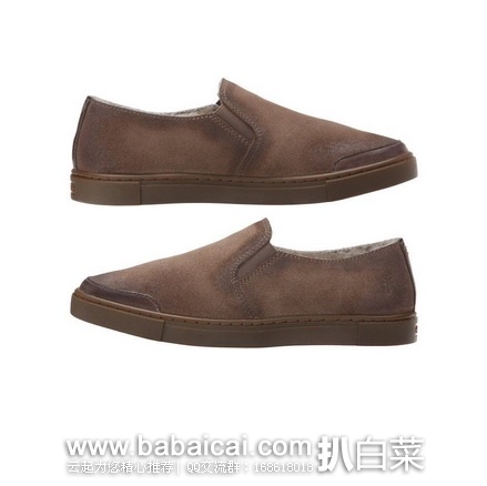 Frye 弗莱 Gemma Slip Shearling 女款一脚蹬真皮棉鞋 羊毛衬里 原价8,现历史新低.98,到手约¥280