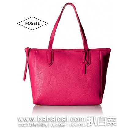 Fossil Sydney Shopper Shoulder Bag化石女士单肩Tote包 Fossil 化石 Sydney 女士真皮手提单肩包 原价8,现4.5折售价.99
