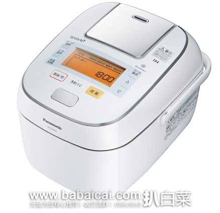 日本亚马逊：Prime会员特价！Panasonic 松下 SR-PW105-W 压力IH电饭煲 5L，特价38800日元