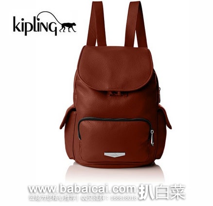 Kipling 吉普林 City Pack S Kp 真皮双肩包 英国亚马逊:Kipling 吉普林 City Pack S Kp 真皮双肩包 (原价£250,现特价£91.86),直邮退税后实付£76.55