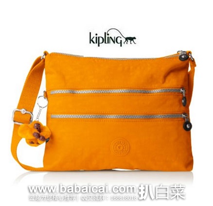 英国亚马逊：KIPLING 吉普林 大号 经典款斜挎包 （原价£70，现降至£22.83），直邮退税后实付£19.03