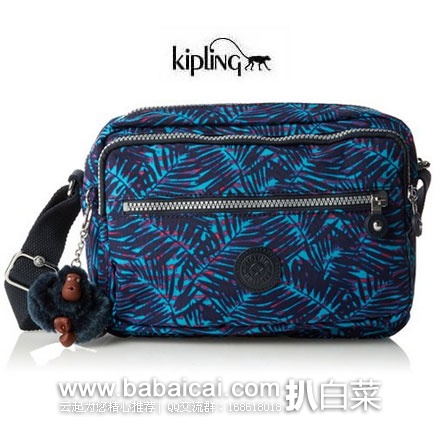 法国亚马逊：KIPLING 吉普林 Deena 帆布挎包 （原价€73，现降至€30.98），直邮退税后实付€25.82