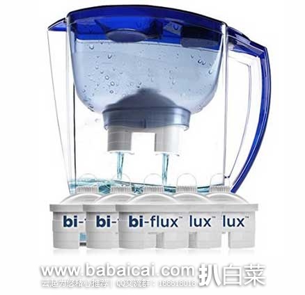 亚马逊中国：LAICA 莱卡 1壶5芯JA16H 免掀盖双导流滤水壶 3.1L(蓝色)  现秒杀价￥169元包邮