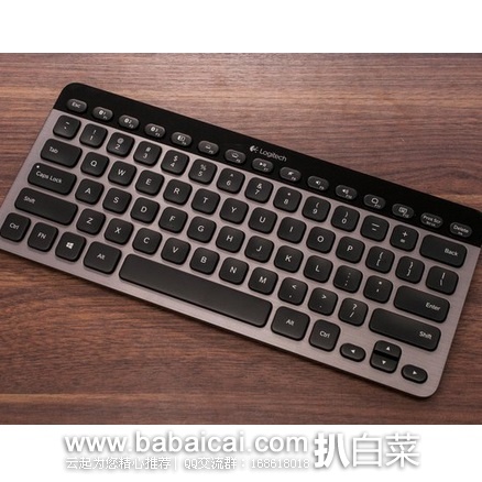 Logitech 罗技K810蓝牙炫光键盘 原价$100，现$55.99，直邮含税到手仅￥455 多设备无缝切换！