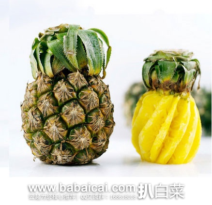 聚划算:泰国进口!泰国 迷你小菠萝 4斤 ¥29.9包邮