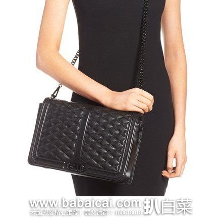 Rebecca Minkoff官网:瑞贝卡明可弗 女士love系列大号真皮斜挎包 香包款 原价5,现8,用码5折历史新低,到手¥769