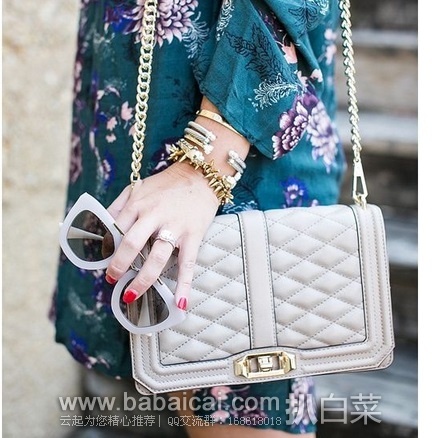 Rebecca Minkoff官网:瑞贝卡明可弗 女士love系列大号真皮斜挎包 香包款 原价5,现8,用码5折历史新低,到手¥769