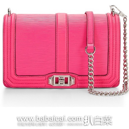 Rebecca Minkoff官网:瑞贝卡明可弗 女士love系列大号真皮斜挎包 香包款 原价5,现8,用码5折历史新低,到手¥769