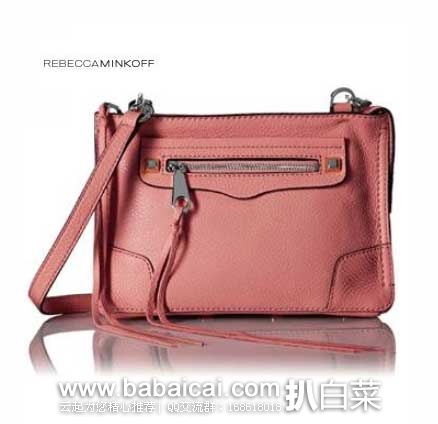 Rebecca Minkoff 瑞贝卡明可弗 女士Regan真皮单肩包 原价5,现售价.86