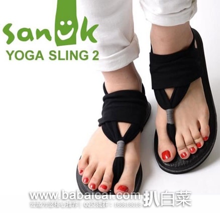 Sanuk 男士 帆布夹趾款人字拖 现售价降至.97