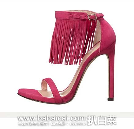 Stuart Weitzman 斯图尔特韦茨曼流苏高跟凉鞋