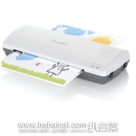 Swingline 家用迷你塑封机 1701857ECR 原价$30,现特价$15.99,直邮免税