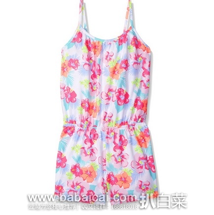 The Children’s Place 女童纯棉缤纷碎花连衣裙 特价$10.99,直邮含税到手约¥94