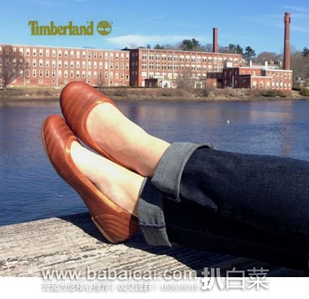 Timberland 天木兰 Ellsworth 女士 小圆头芭蕾平底鞋 现售价.98