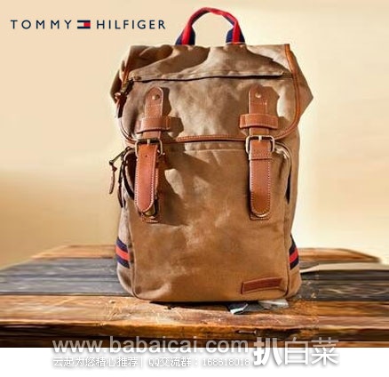 6PM：TOMMY HILFIGER 汤米希尔费格  Workhorse休闲时尚双肩背包 原价$300，现3折价$89.99