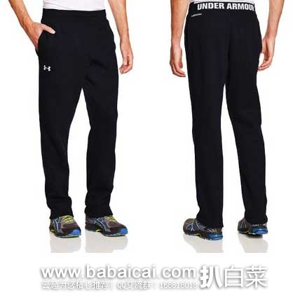 Under Armour Men's Rival Cotton Storm Pants 安德玛男款运动长裤 英国亚马逊:Under Armour 安德玛 男款 运动长裤(原价£40,现降至£20),直邮退税实付£16.67