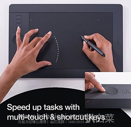 高端版Wacom 和冠 PTH-451 数位板、绘画板、绘图板 2048级压感