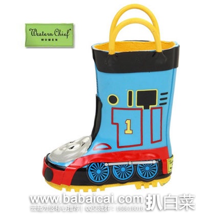 Western Chief 托马斯小火车图案 儿童雨靴 现售价.98