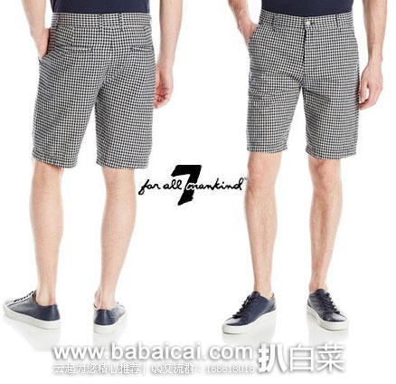 7 For All Mankind Chino 7牌 男款 亚麻混纺短裤 7 For All Mankind Chino 7牌 男款 亚麻混纺短裤 原价8,现降至.77
