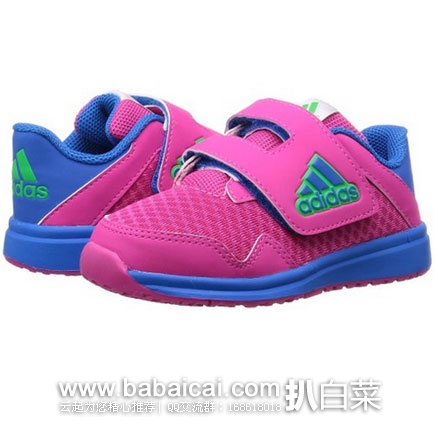 日本亚马逊:adidas 阿迪达斯 小童款 魔术贴运动鞋 现特价1390日元起(约¥95)
