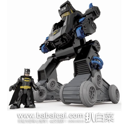 Fisher-Price 费雪 遥控声光 蝙蝠侠机器战车