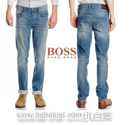 Boss Orange 雨果博斯 橙标 男士直筒牛仔裤 英国亚马逊:Boss Orange 雨果博斯 橙标 男士直筒牛仔裤 原价£119,现2.8折£34.06起