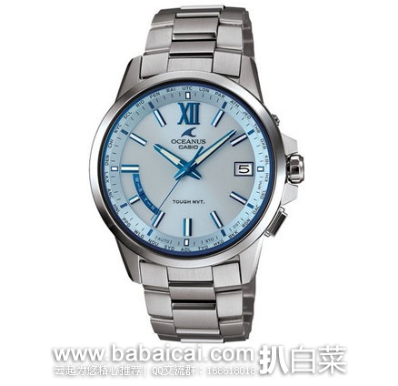 日本亚马逊：CASIO 卡西欧 OCEANUS ClassicLine 男士 6局电波表 OCW-T150-2AJF  现特价51400日元（约￥3290）