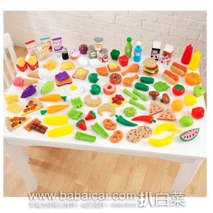 KidKraft Tasty Treats 小吃货玩具套装115件 特价$15.74