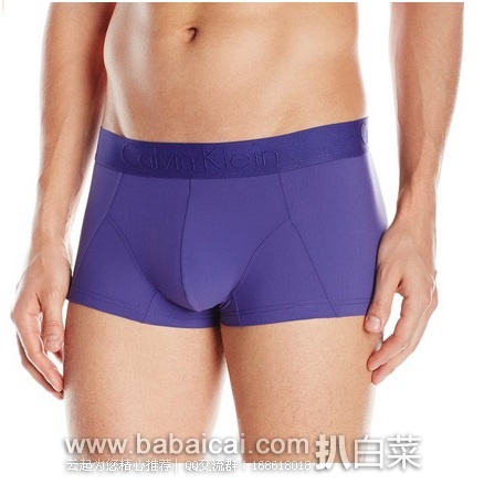 Calvin Klein Black顶级款黑标系列 超弹款面料 Trunk 男士 平角内裤 现特价$11.12起,直邮含税到手约¥110,国内专柜¥390