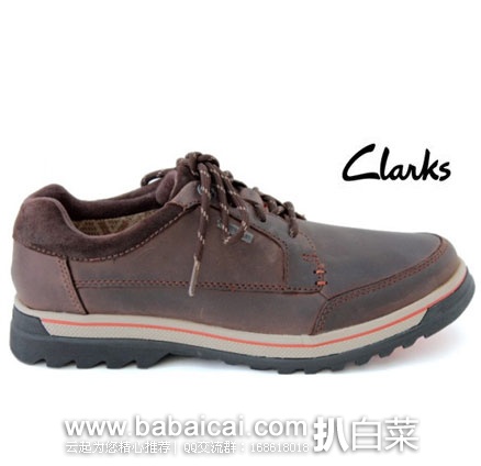 西班牙亚马逊:Clarks 其乐 男士户外休闲鞋 带GTX防水 原价€140,现降至€62.96,直邮退税后€52.03