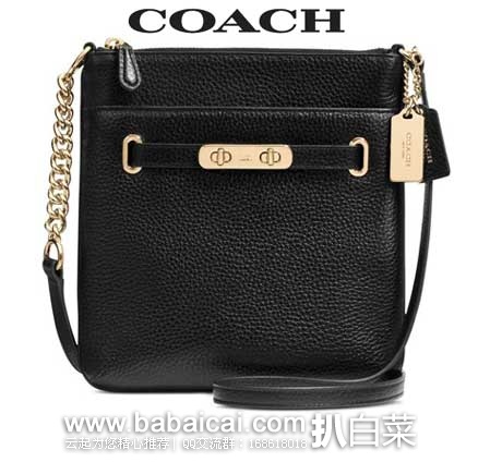 6PM:COACH 蔻驰 女士真皮单肩斜挎包 原价 5,现.99