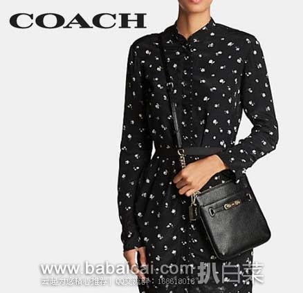 6PM:COACH 蔻驰 女士真皮单肩斜挎包 原价 5,现.99
