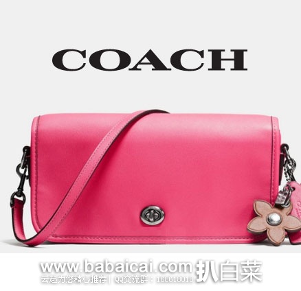 6PM:COACH 蔻驰 女士真皮单肩斜挎包 原价5,现5折2.99