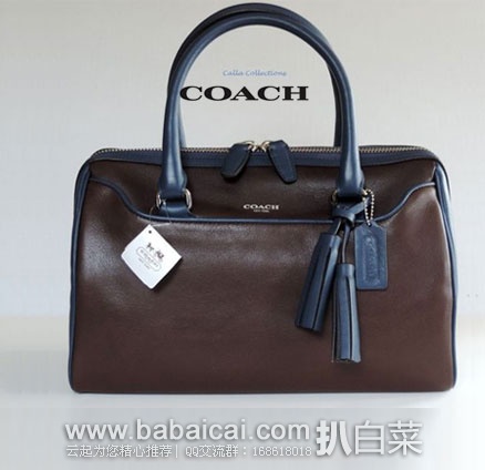 6PM:COACH 蔻驰 女士 真皮手提包 原价8,现降至4.99